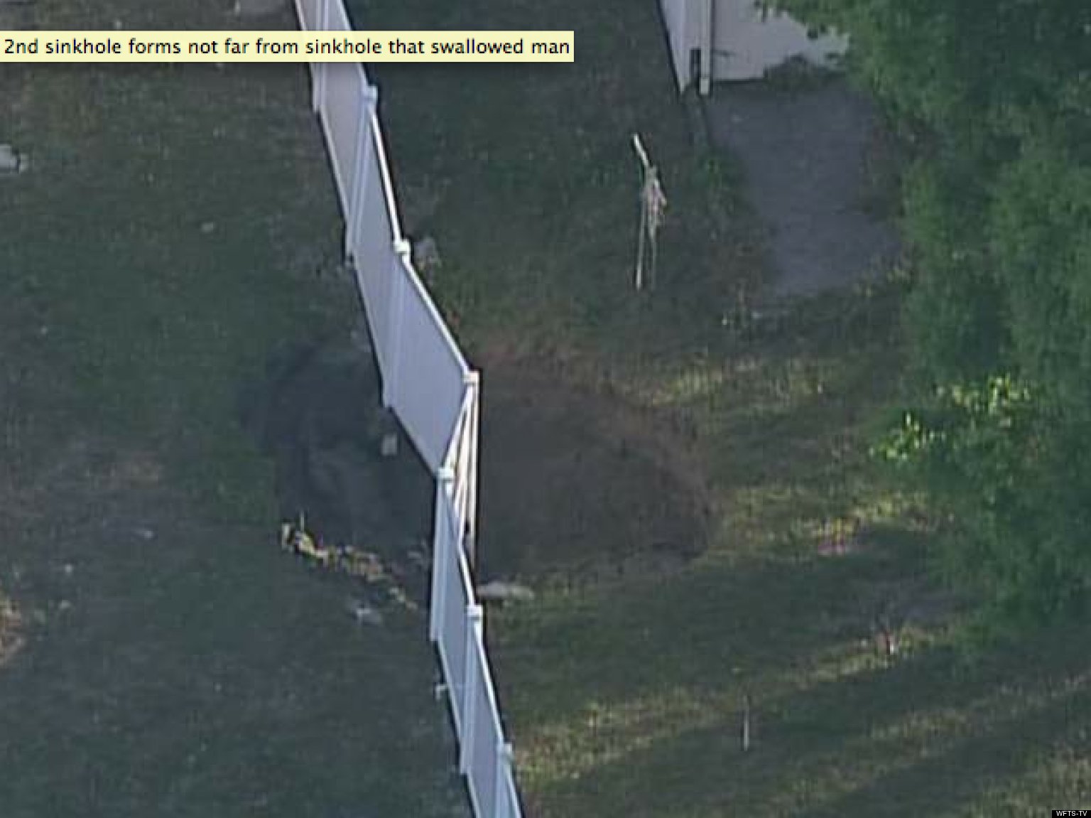 Second Sinkhole Forms In Seffner, Fla., Two Miles From One That Killed ...