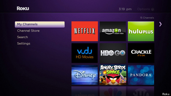 roku channels software