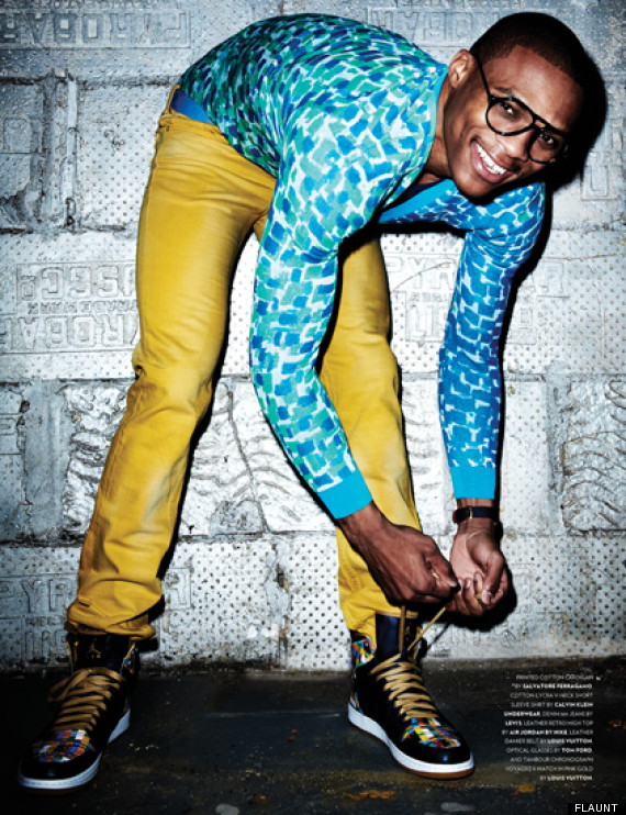 russell westbrook flaunt