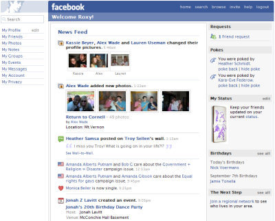 facebook news feed timeline