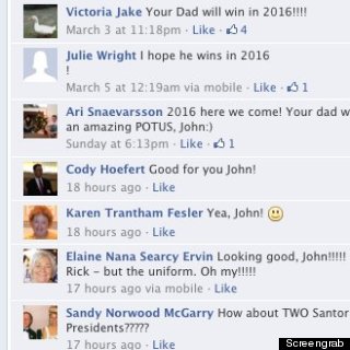 john santorum facebook