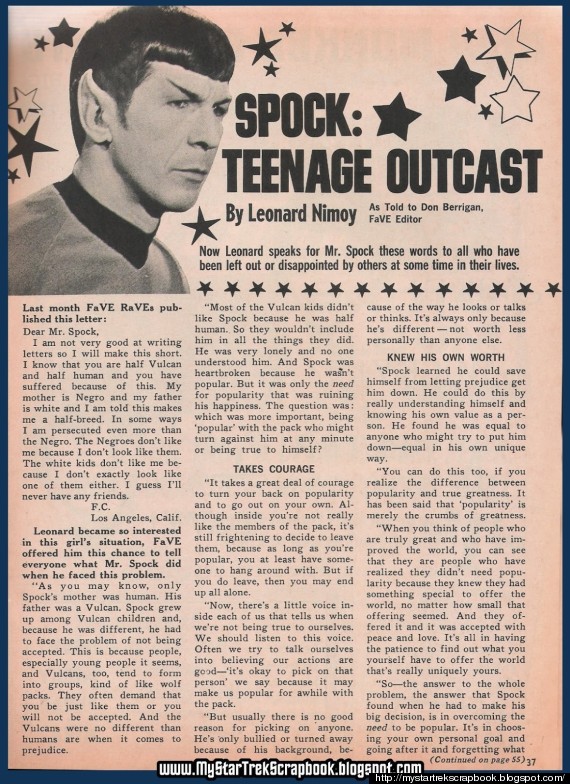 spock teenage outcast