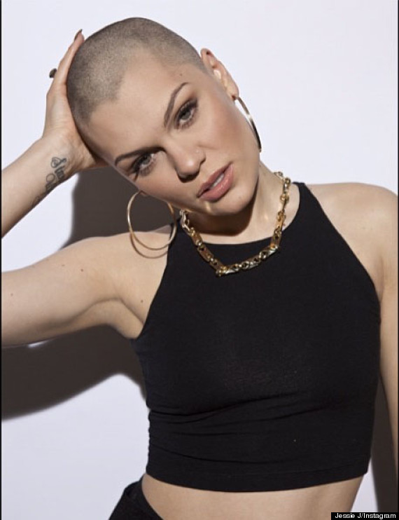 jessie j shaves head