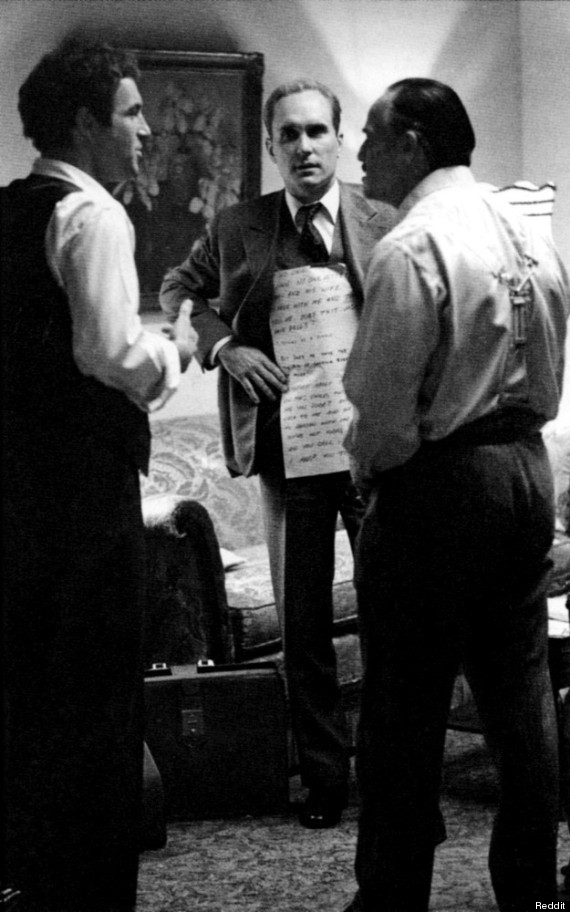 marlon brando godfather cue cards