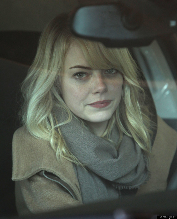 emma stone makeup free