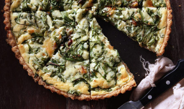 arugula leek tart recipe