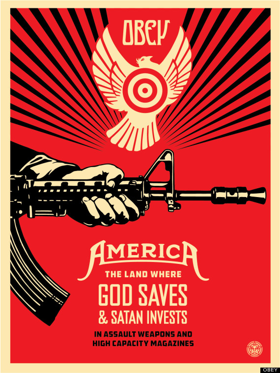 shepard fairey gun