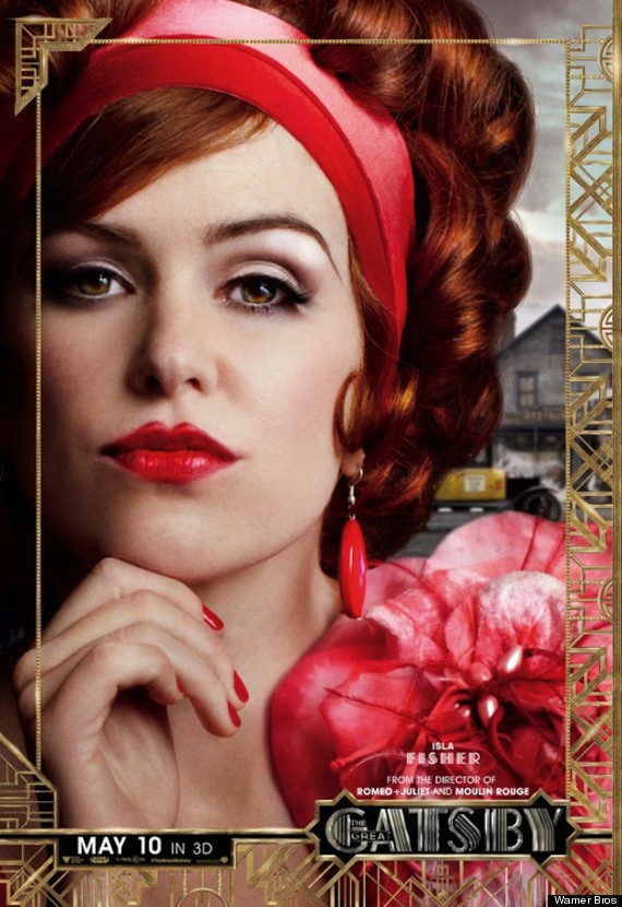 great gatsby character posters