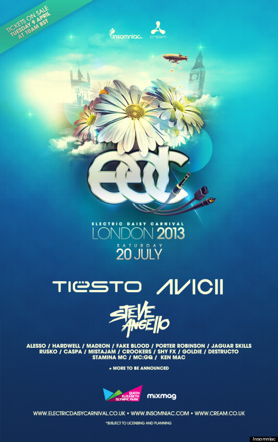 electric daisy carnival london