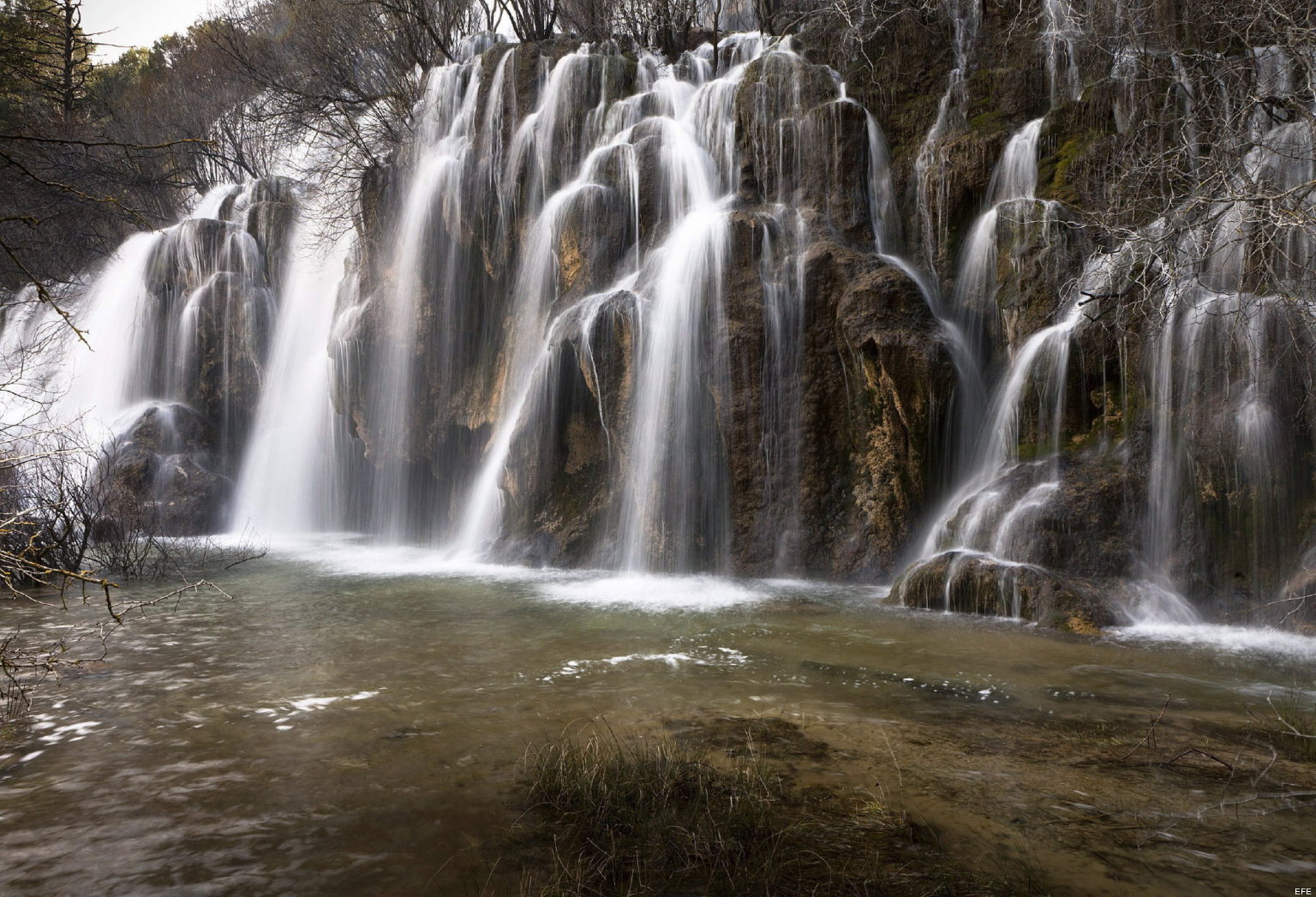 El nacimiento del río Cuervo, una imagen espectacular que no se veía ...