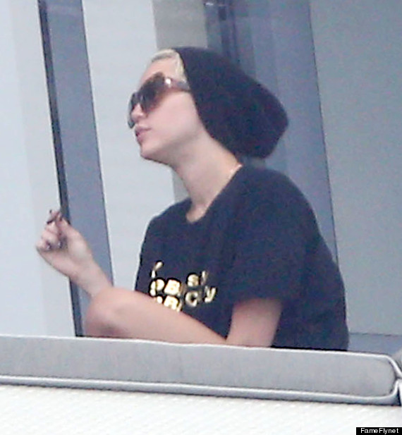 miley cyrus smoking weed