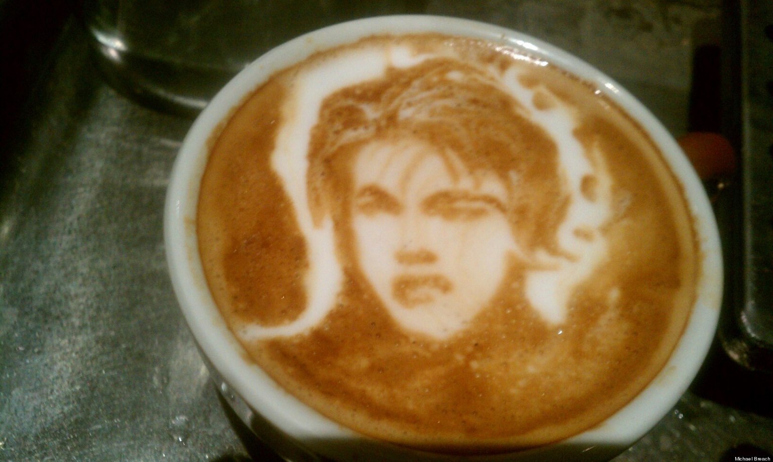 Coffee Art: Mike Breach's 'Baristart' Makes For Amazing Celebrity Latte ...