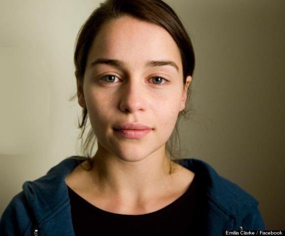 emilia clarke no makeup