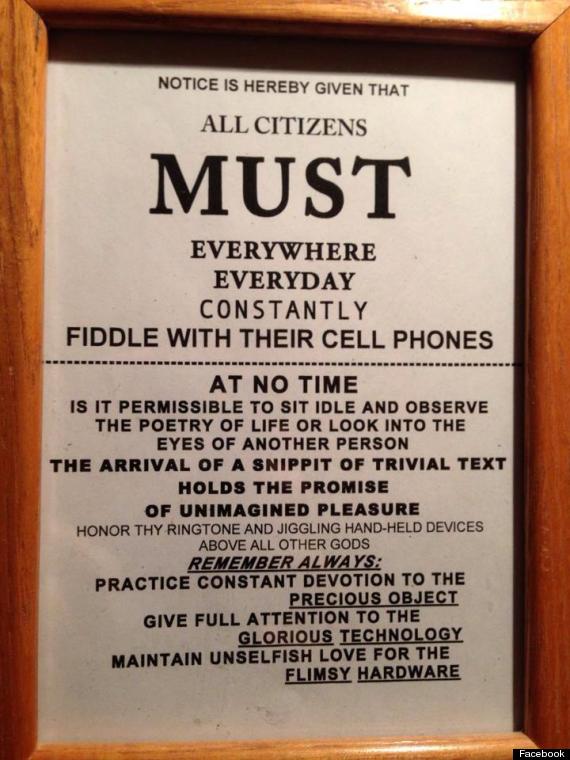 all citizens must fiddle cell phone