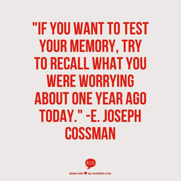 worry cossman