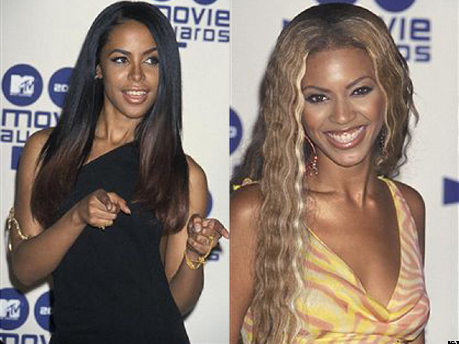 Beyonce Interviews Aaliyah On The Red Carpet At The 2000 MTV Movie ...