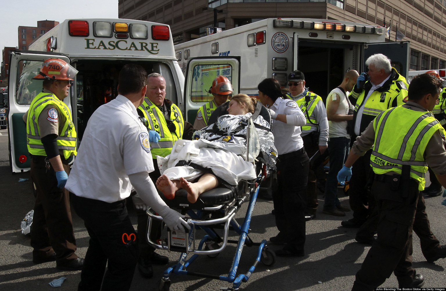 Emergency Plans Yield Results As Boston Marathon Victims Flood ...