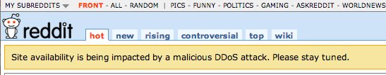 reddit ddos attack