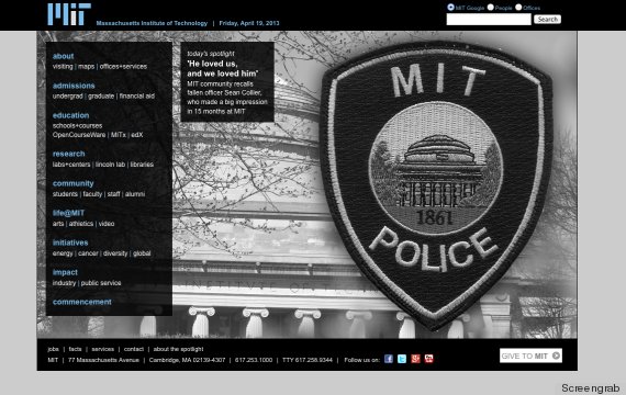 mit website sean collier