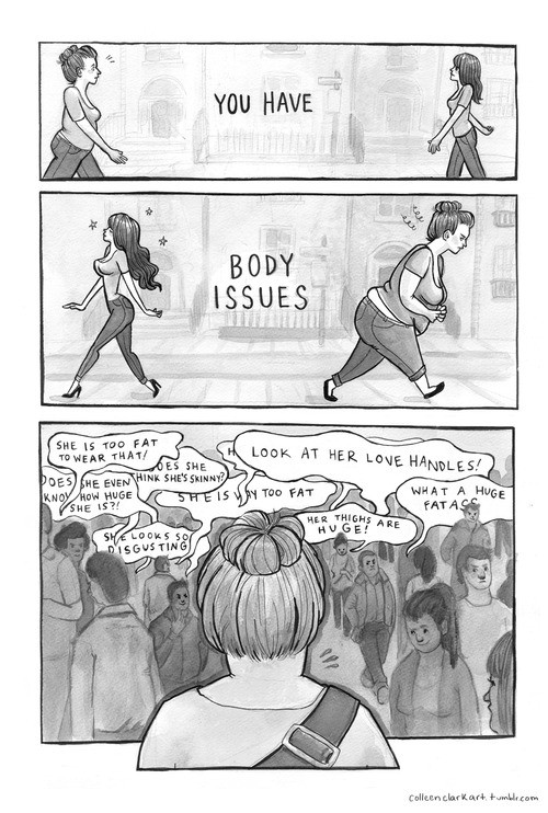 Colleen Clarks Body Image Comic Reminds Us That Our Bodies Dont Define Us Huffpost Women