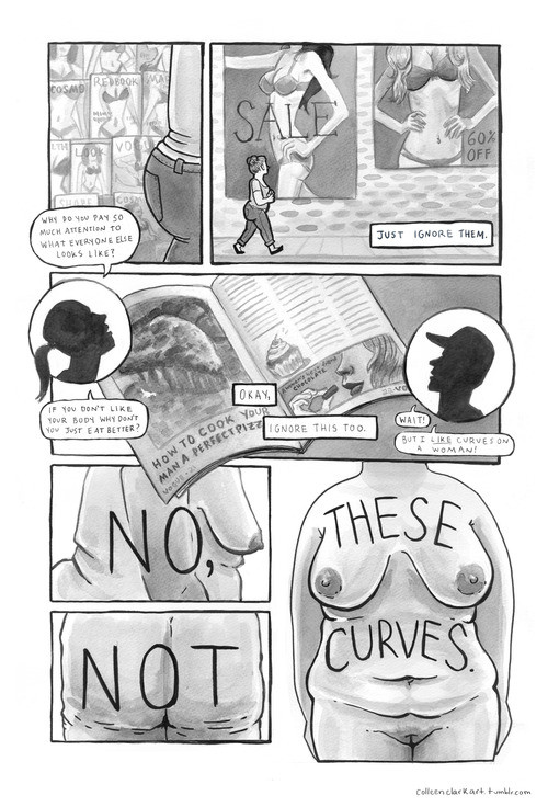 colleen clark body image comic