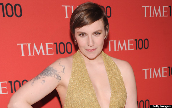 lena dunham sideboob