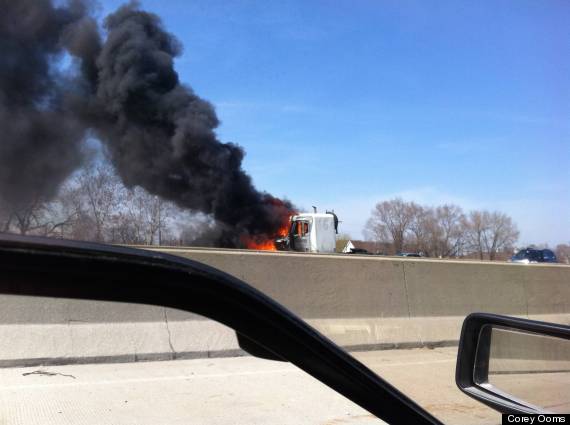 delorean chicago truck fire reddit photo