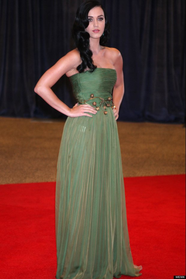 Katy Perry Is A Goddess In Green At White House Dinner | HuffPost UK