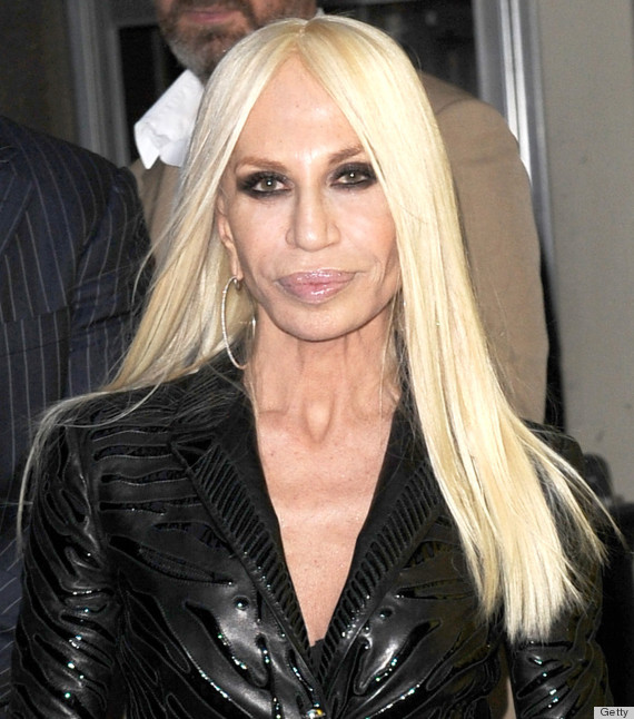 donatella versace face