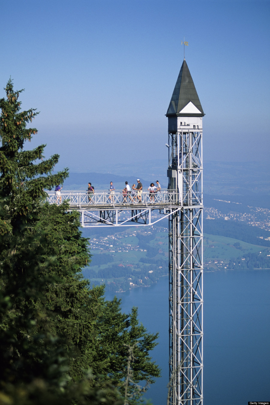 tallest outdoor elevator