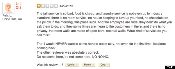 dc jail yelp review