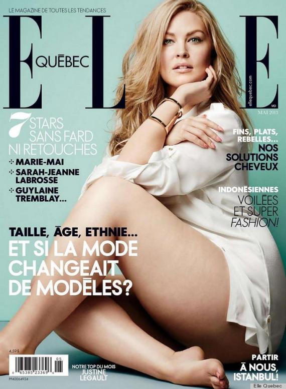 Elle Quebec'S Plus-Size Cover Model Is Justine Legault (Photo, Video) |  Huffpost Life