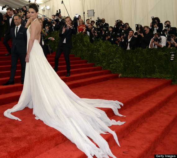 katie holmes met gala 2013