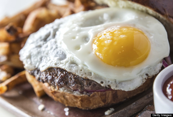 fried egg burger