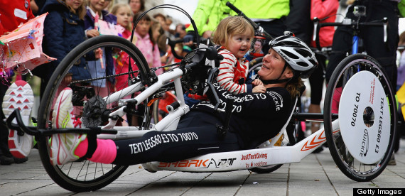 Claire Lomas, Paralysed Fundraiser, Completes 400-Mile Charity Handbike ...