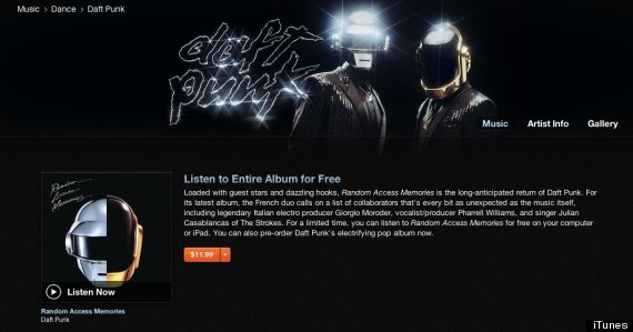 daft punk leak