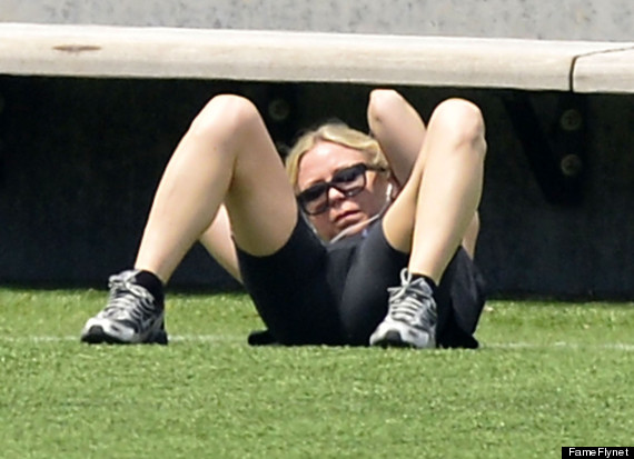 ashley olsen works out