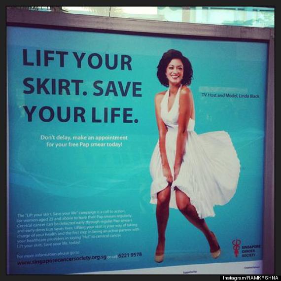 lift your skirt campaign