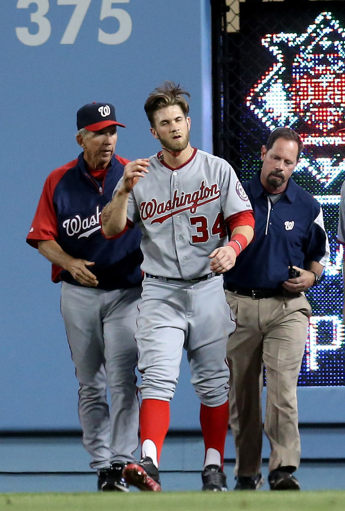 Bryce Harper and the Dodger Stadium Wall