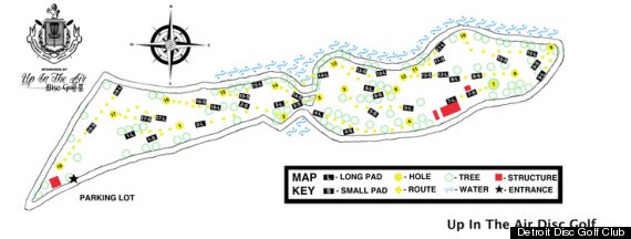 belle isle disc golf