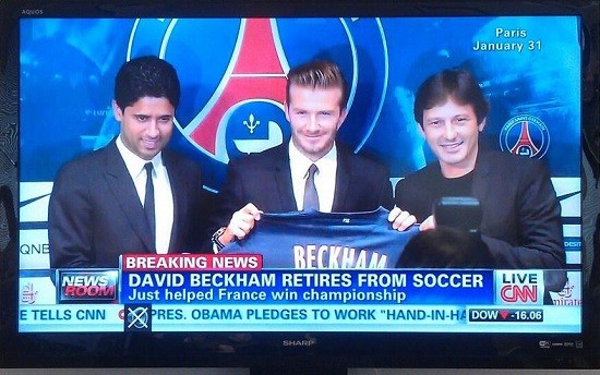 david beckham one