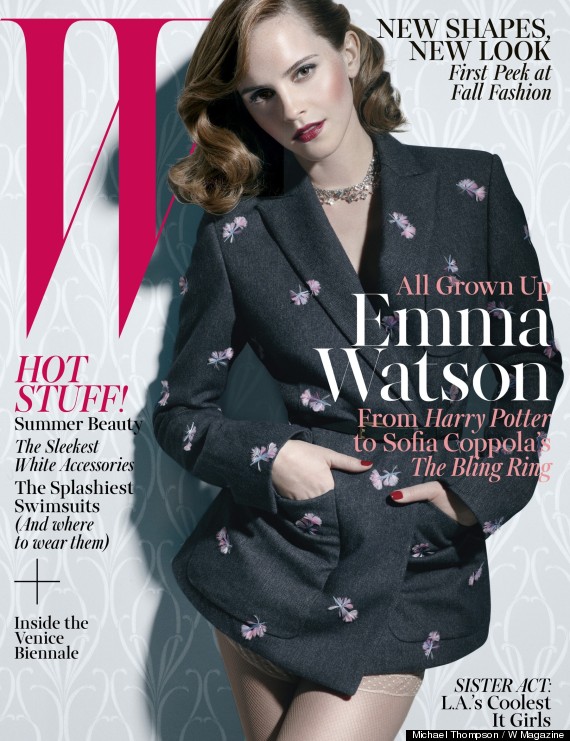 emma watson w magazine