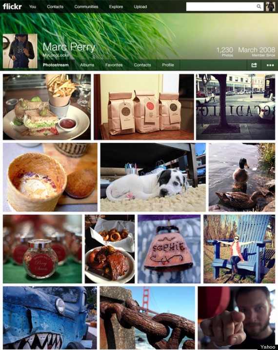 yahoo flickr redesign