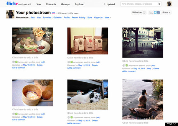 yahoo flickr redesign