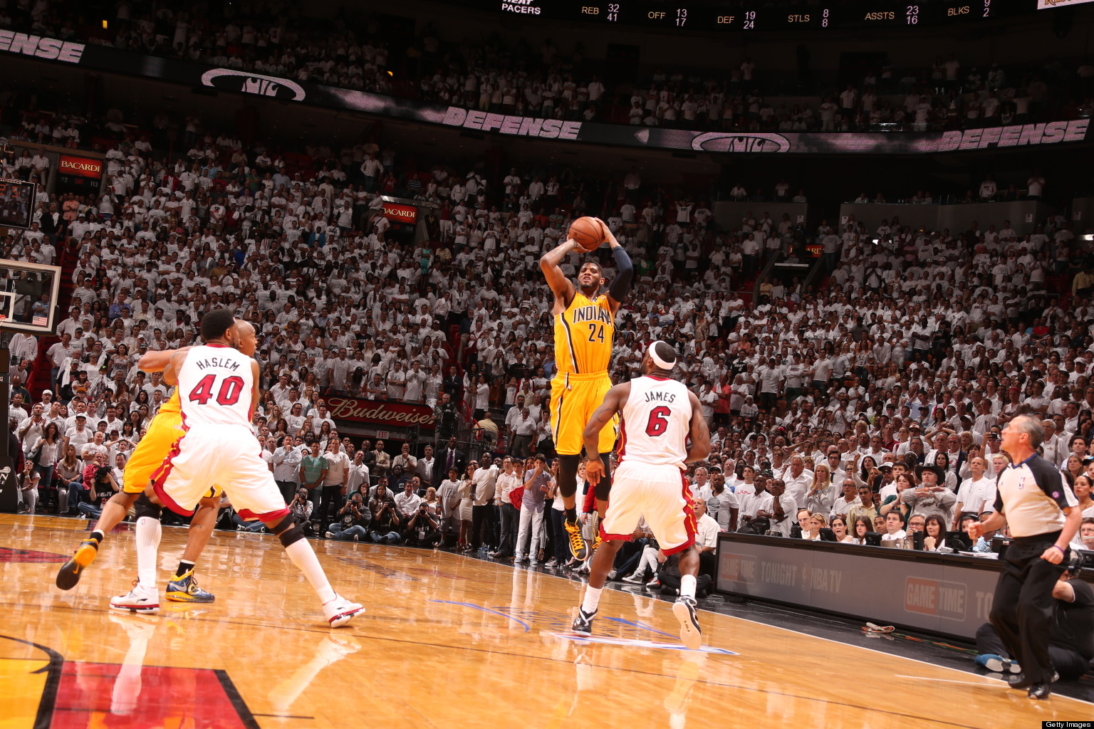 Paul George Shot Forces Overtime In Heat-Pacers Game 1 (VIDEO) | HuffPost