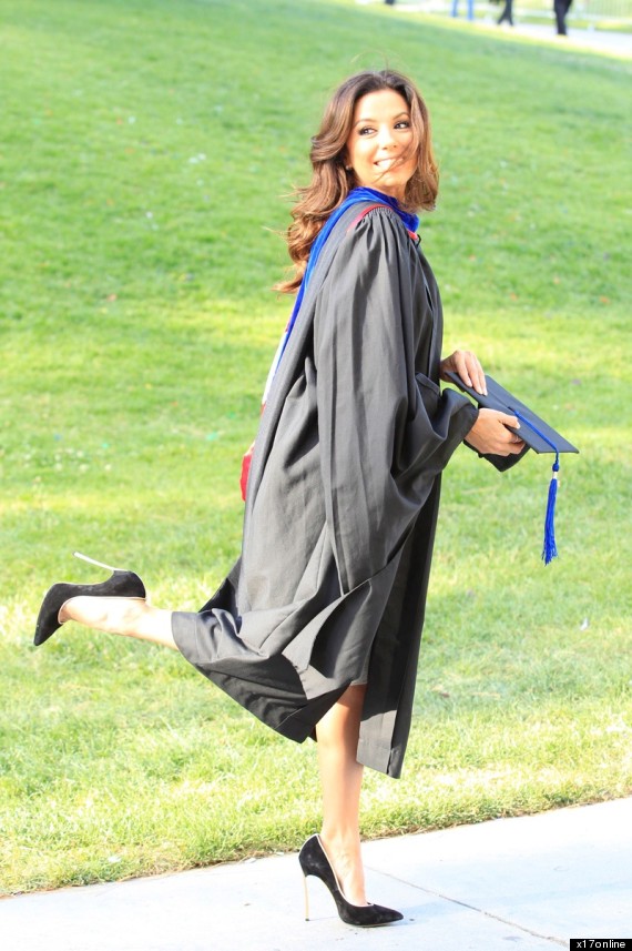 eva longoria graduates