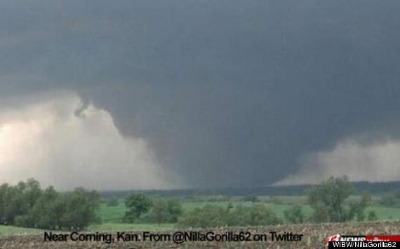 Corning, Kansas Tornado Warning Issued; Twister Reportedly Lands Near ...