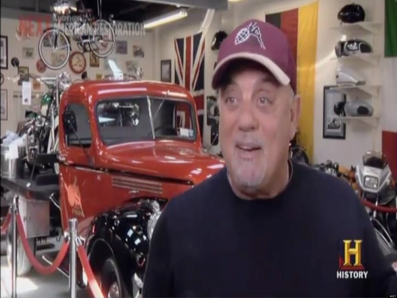 Billy Joel Gets Vintage Motorcycle Restored On 'American Restoration ...