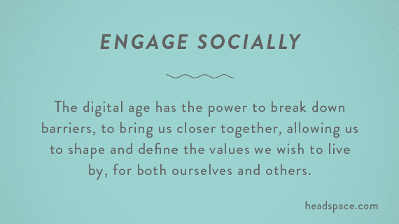 engage socially