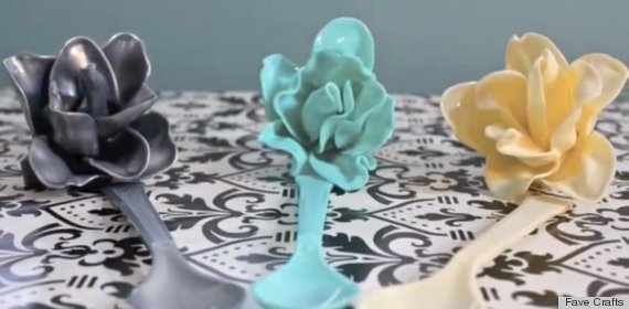 Diy Ideas Made From Plastic Spoons